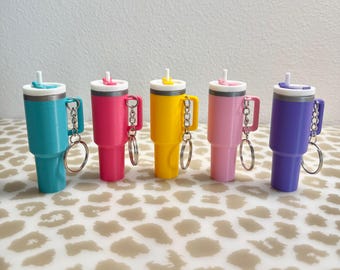 Tumbler Chapstick/lip balm holder Keychain