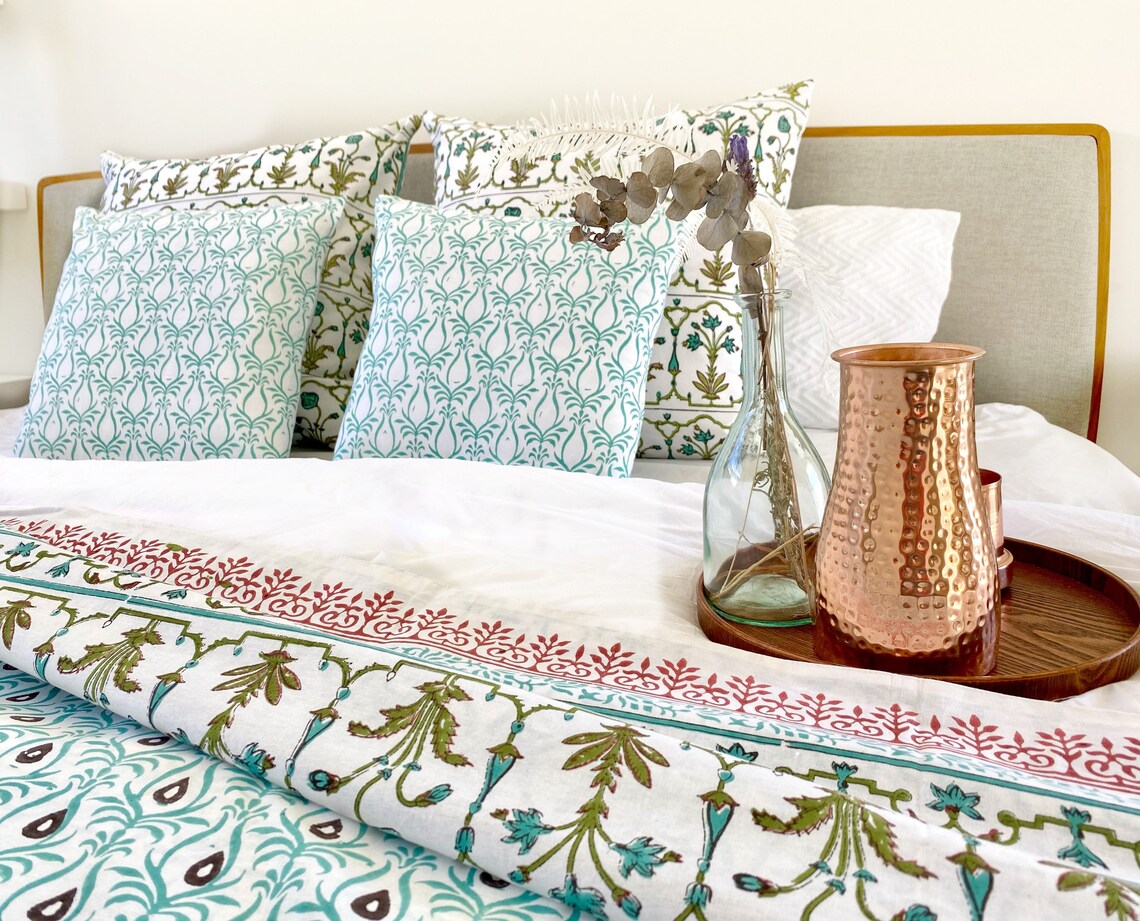 Cushion covers 24x24 inches floor cushions bed cushions set Etsy