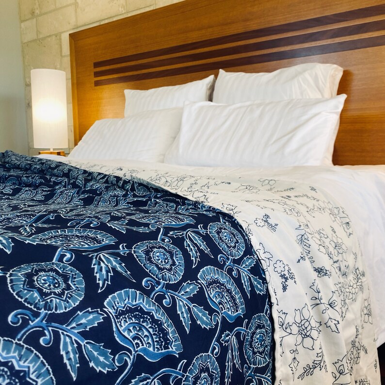 Dohar Blanket King Summer Blanket King Size Coverlet Bed Etsy