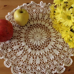 White snow doily
