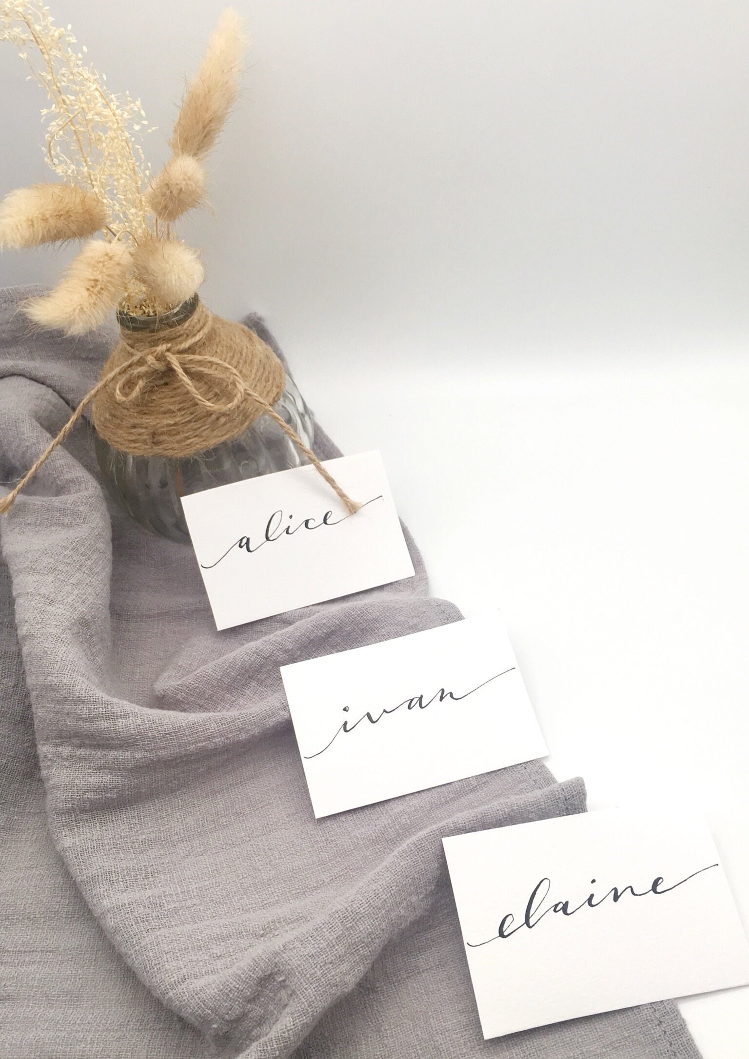 Custom Wedding Calligraphy ~ Place Cards ~ Escort Cards ~ Affordable ~ Handwritten