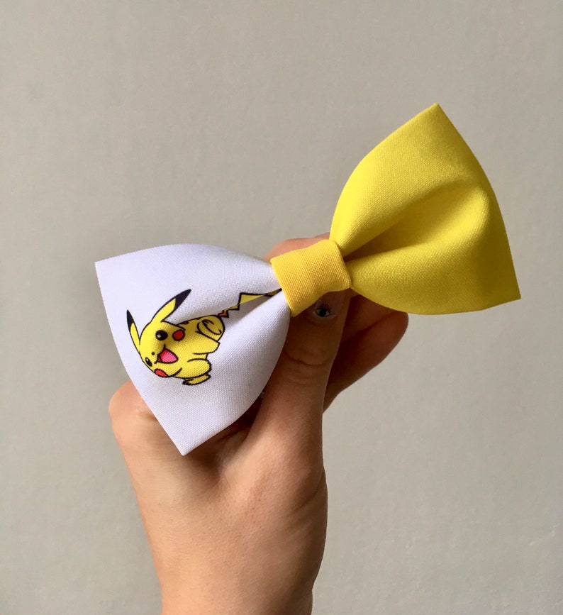 Pokemon Detective Pikachu Bow tie Mens bow tie Wedding bow Etsy