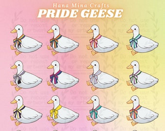 Pride Geese Pins