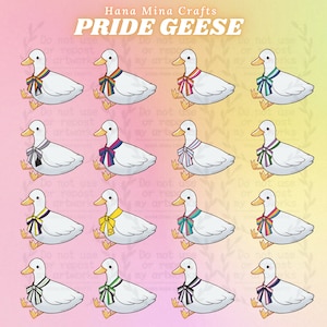 Pride Geese Pins