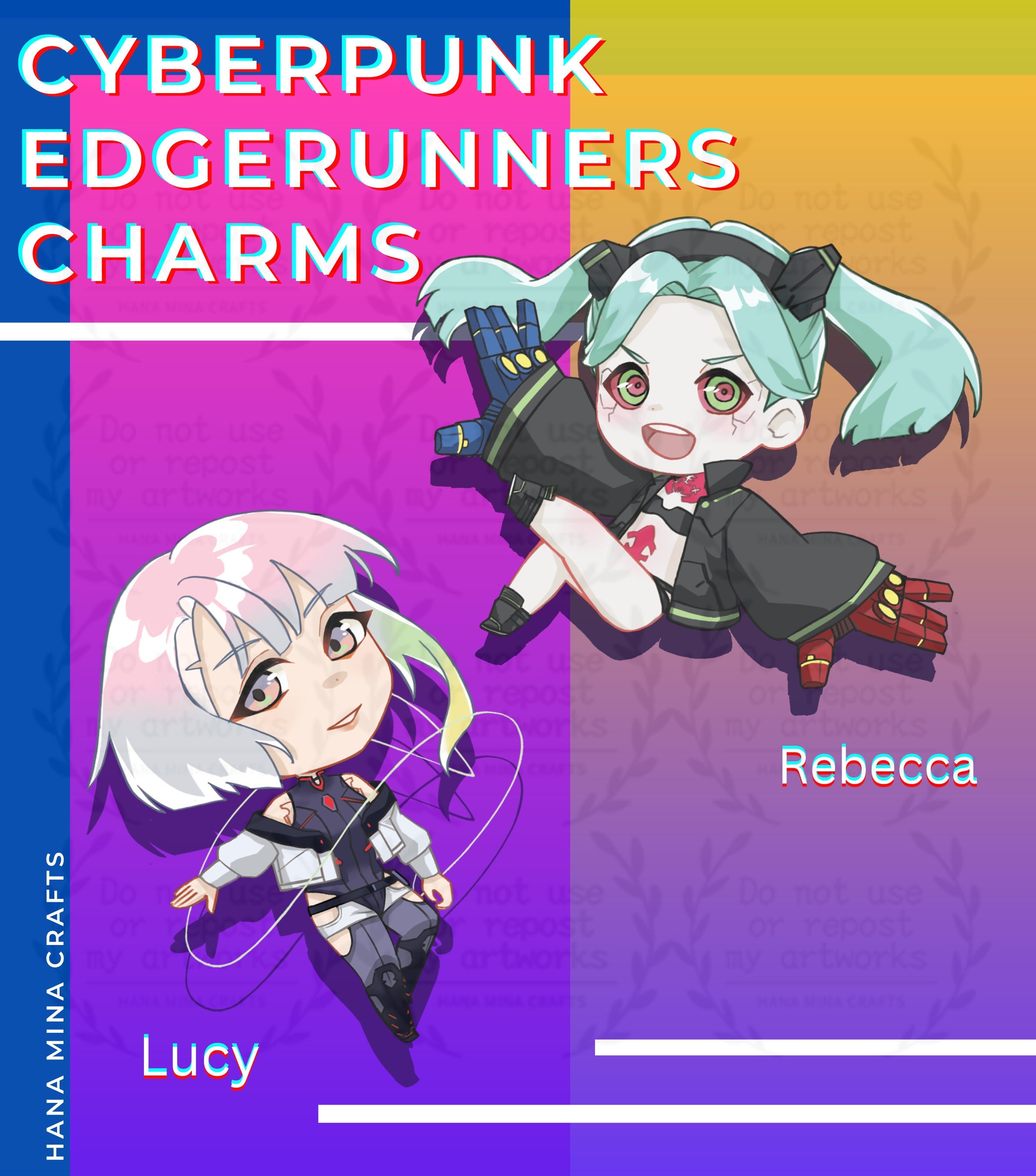 Cyberpunk: Edgerunners Shows Off David, Rebecca and Lucy Figures