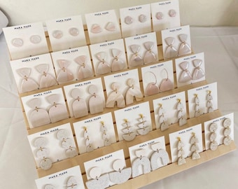 Earring/Carded jewelry display board - FREE SHIPPING