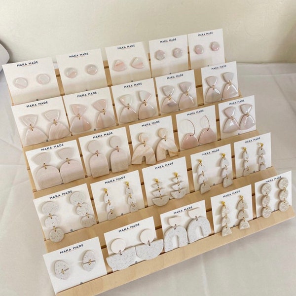 Earring/Carded jewelry display board - FREE SHIPPING