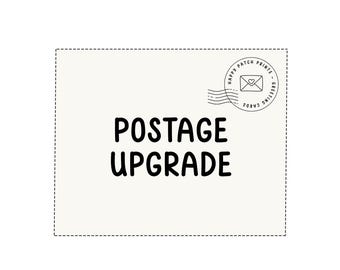 Postage upgrade options