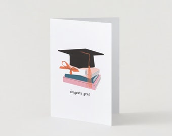 Printable Graduation Card | Congrats Grad Card | Class of 2024 Gifts | Graduation Gift