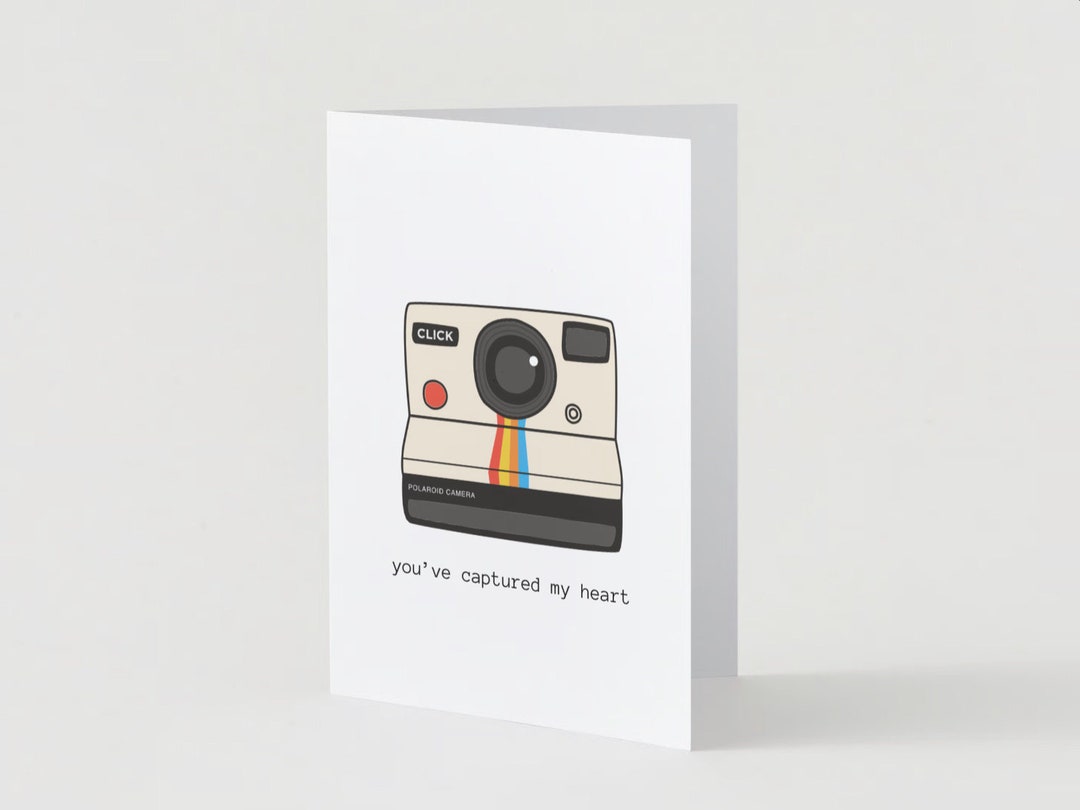 Printable Youve Captured My Heart Card Printable Etsy