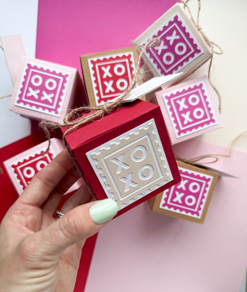 Set of 3 Valentines Day Gift Boxes Etsy