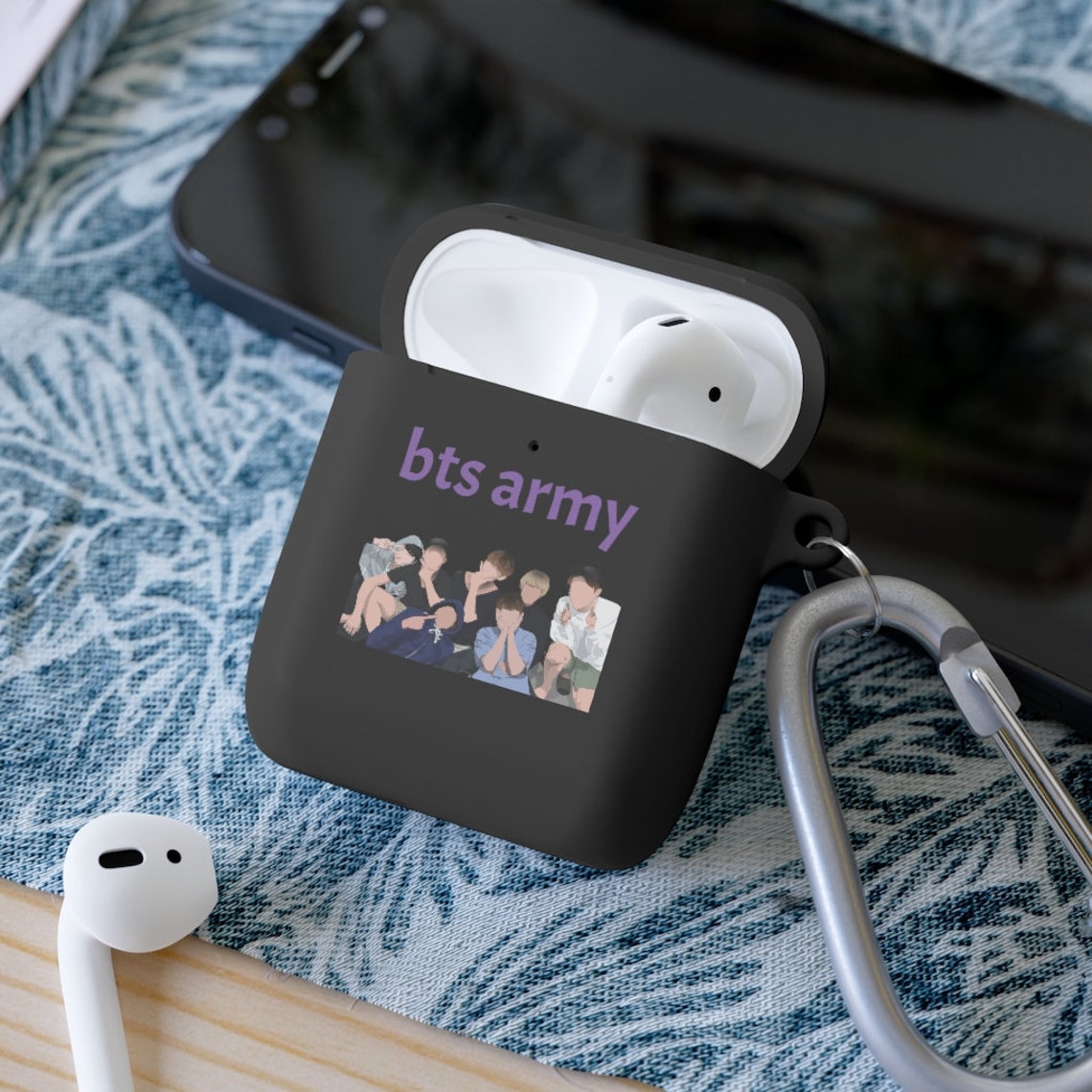 Bts Airpod Case Bts Airpods Case Bts Airpod Cases Bt 21 Etsy