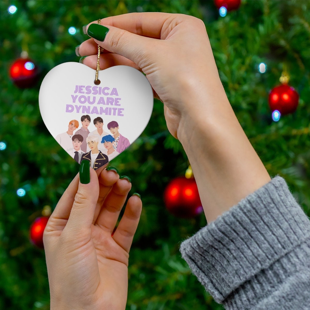 Bts Personalized Ornament, Bts Gifts