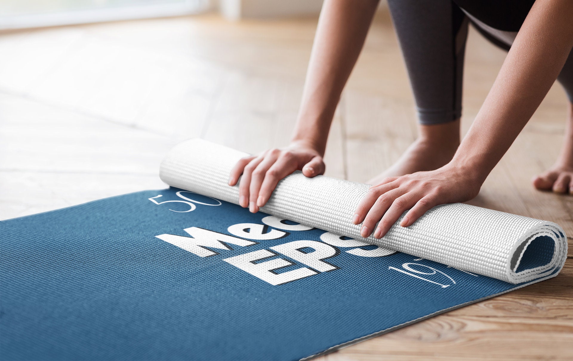 Custom Logo Yoga Mat Diseña tu propia estera de yoga única Etsy