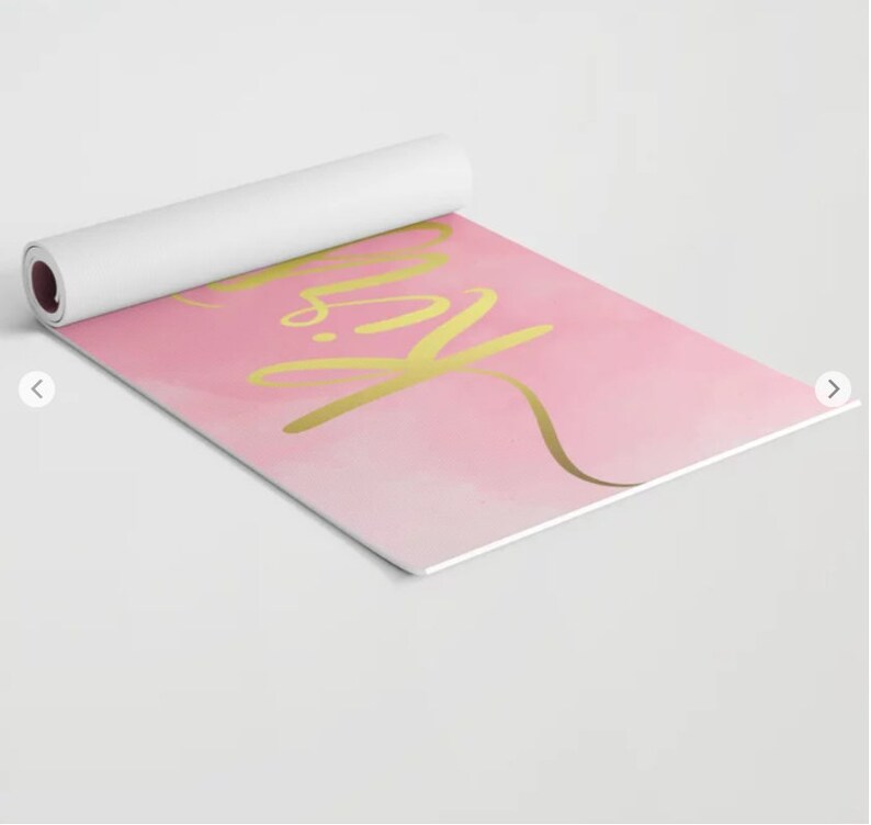 Personalized Yoga Mat With Your Custom Name Great Personal Etsy