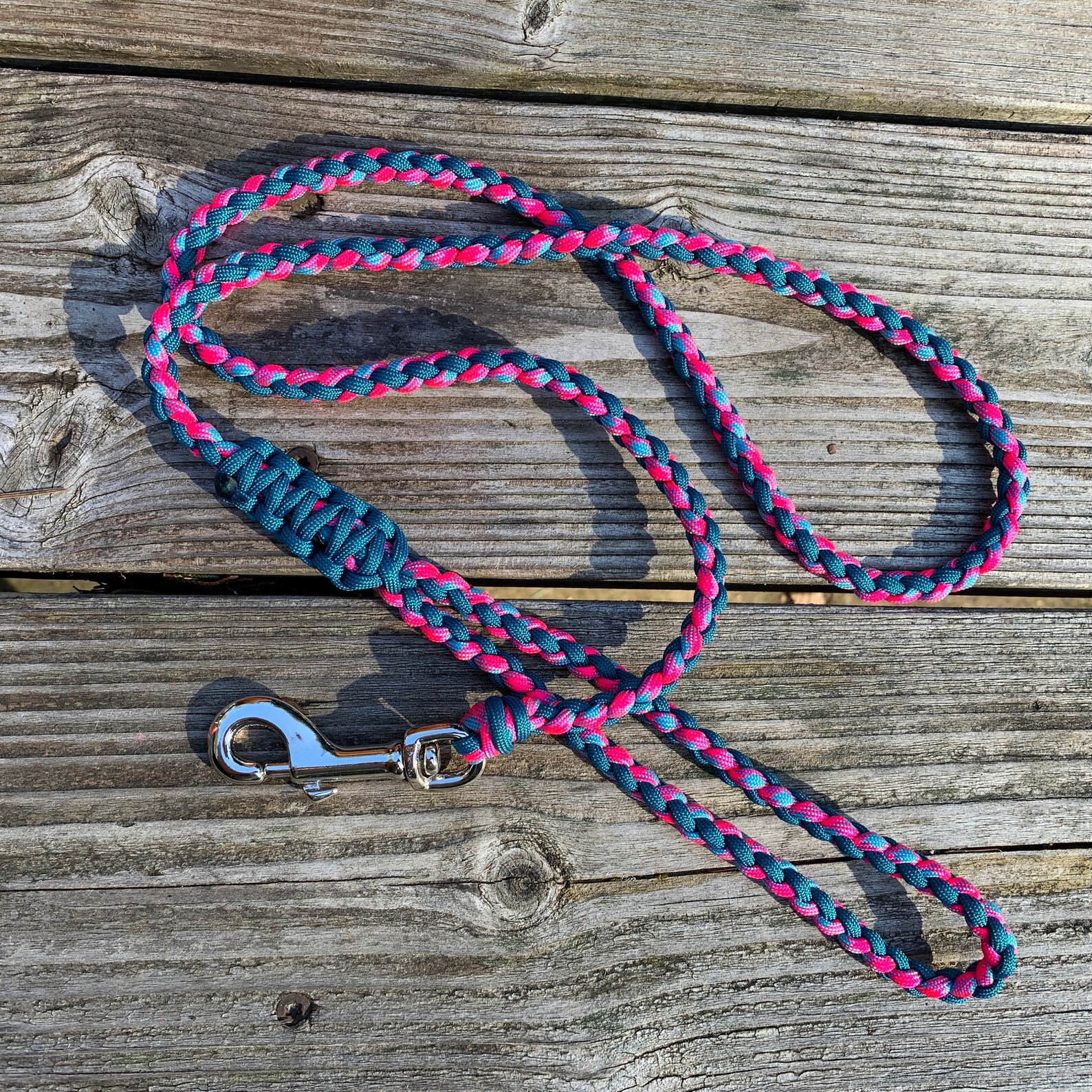 Paracord Dog Leash Round Braid Training Leash Etsy