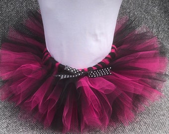 Pink and black fairy tutu