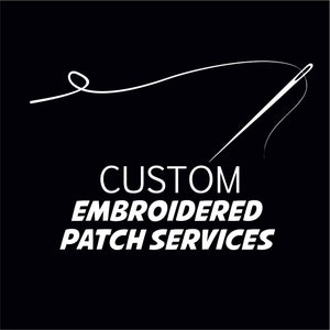 Custom Embroidered Patch, Custom Embroidery Patch, Iron On Patch, Embroidered Patch, Backpatch, Logo Patch, Custom Patch for Biker Vest