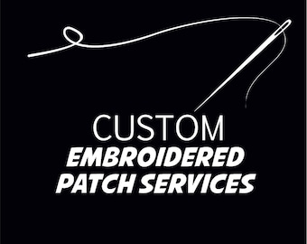 Custom Embroidered Patch, Custom Embroidery Patch, Iron On Patch, Embroidered Patch, Backpatch, Logo Patch, Custom Patch for Biker Vest