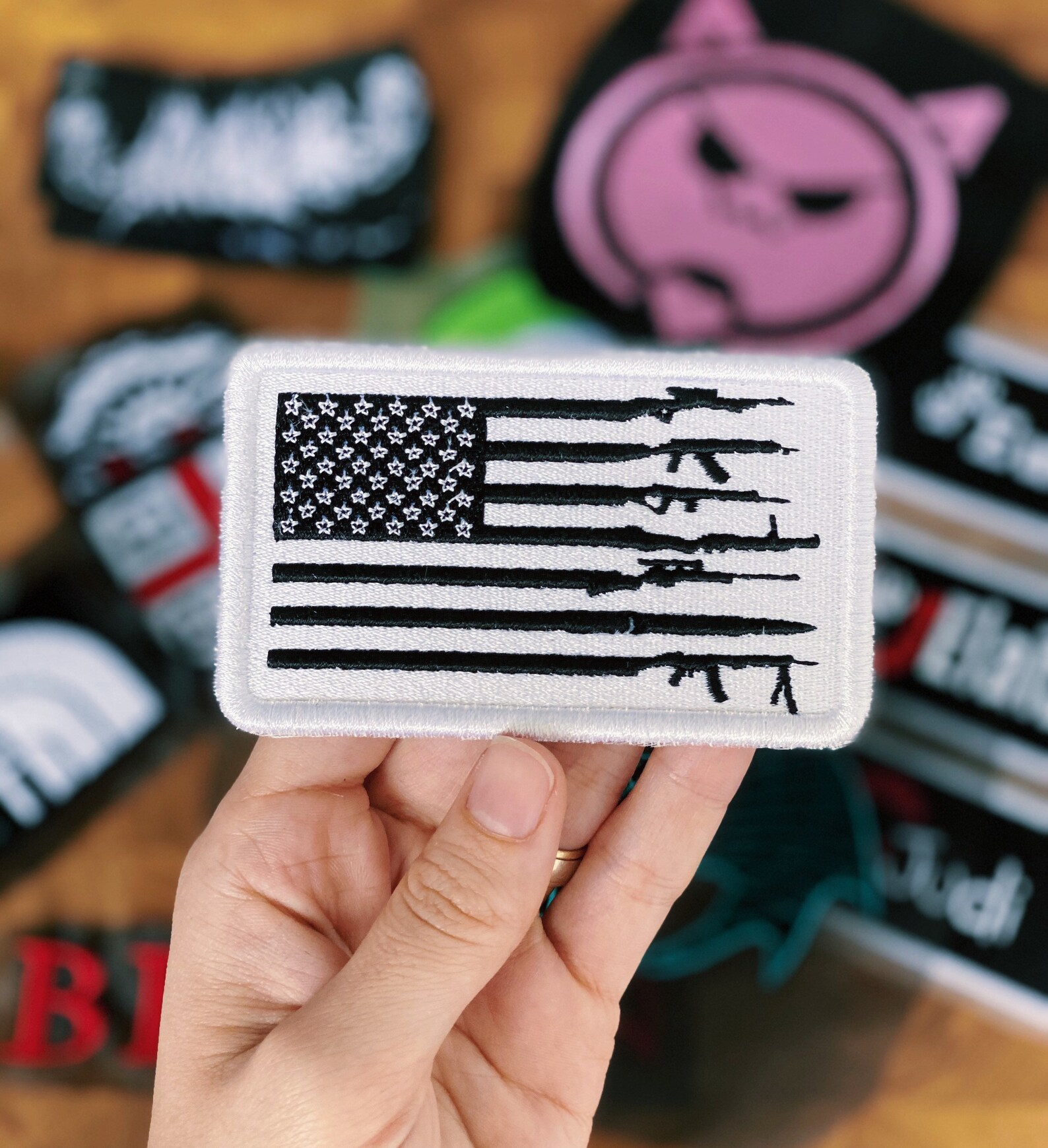 Custom Velcro Embroidery Patch Velcro Patch Airforce Patch Etsy