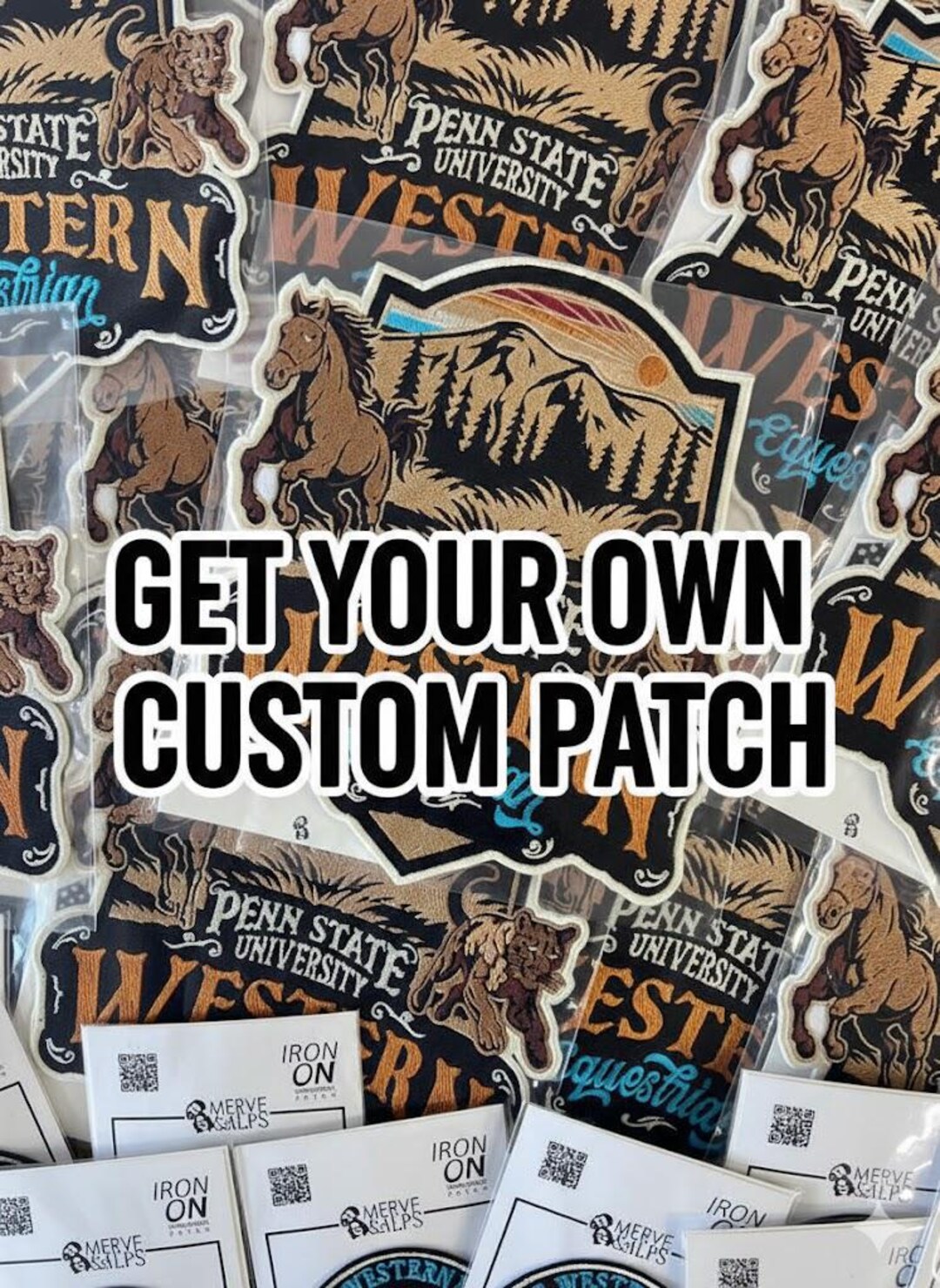 Custom Embroidered Patch – MC Biker Vest Logo – Iron on Sew On - Etsy