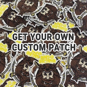 Custom Embroidered Patches: Personalized Patch Iron On Sew-On