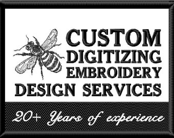 Custom Embroidery Digitizing, Machine Embroidery File Design