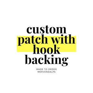 Personalized Embroidered Hook and Loop Patch - Custom Name or Logo Patch for Vests, Bags & Gear