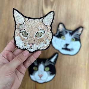 Custom Pet Embroidered Patch, Pet Patch, Dog Patch, Iron on Dog Patch, Funny Gift, Cat Patch, Pig