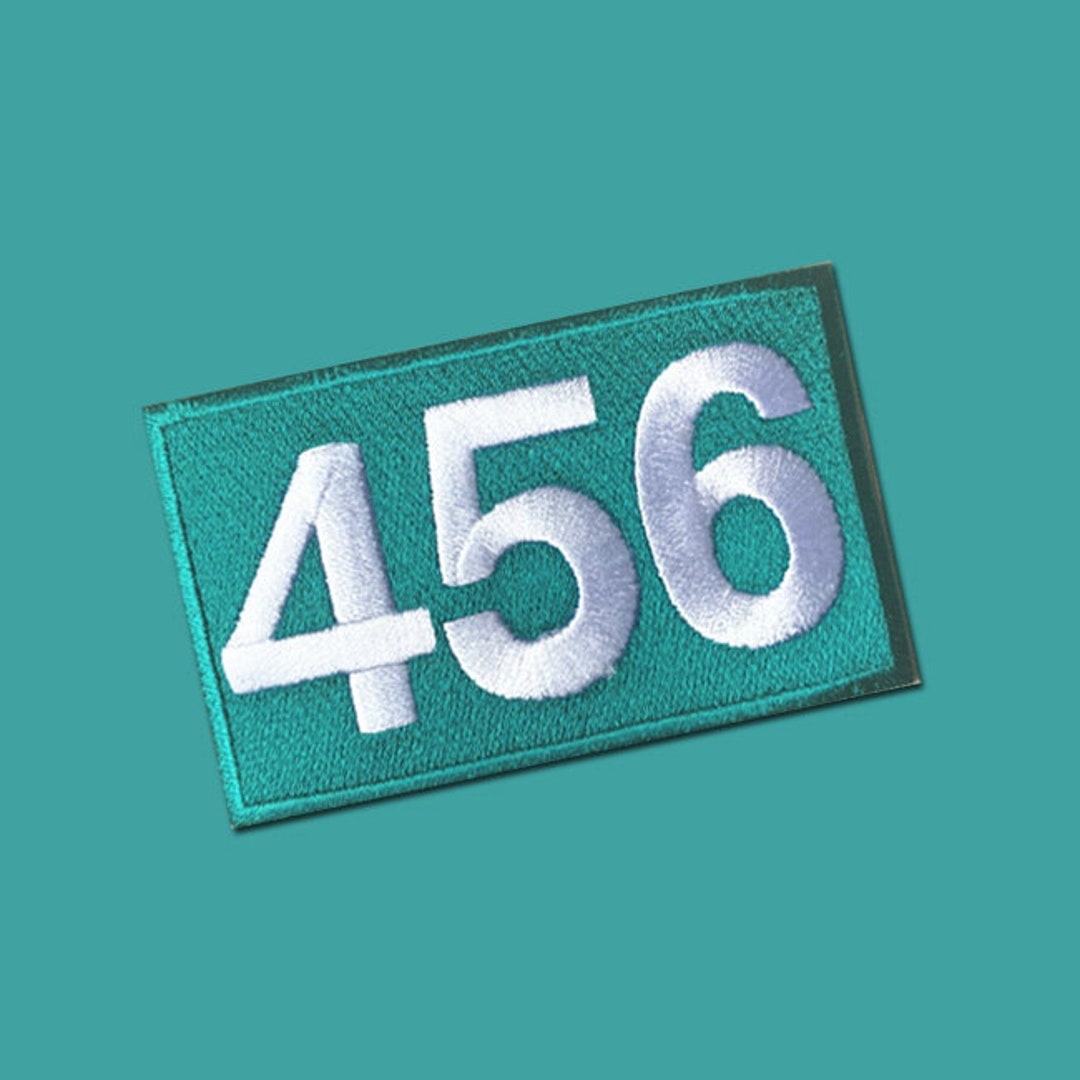 Game Embroidered Number Patch, Iron on Patch, 456 Game Patch Etsy