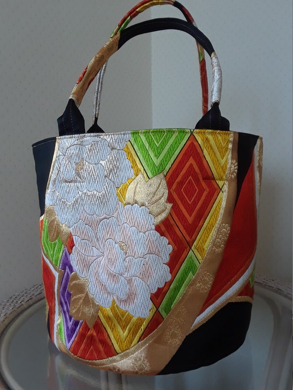 西陣織 Remake Bag Etsy