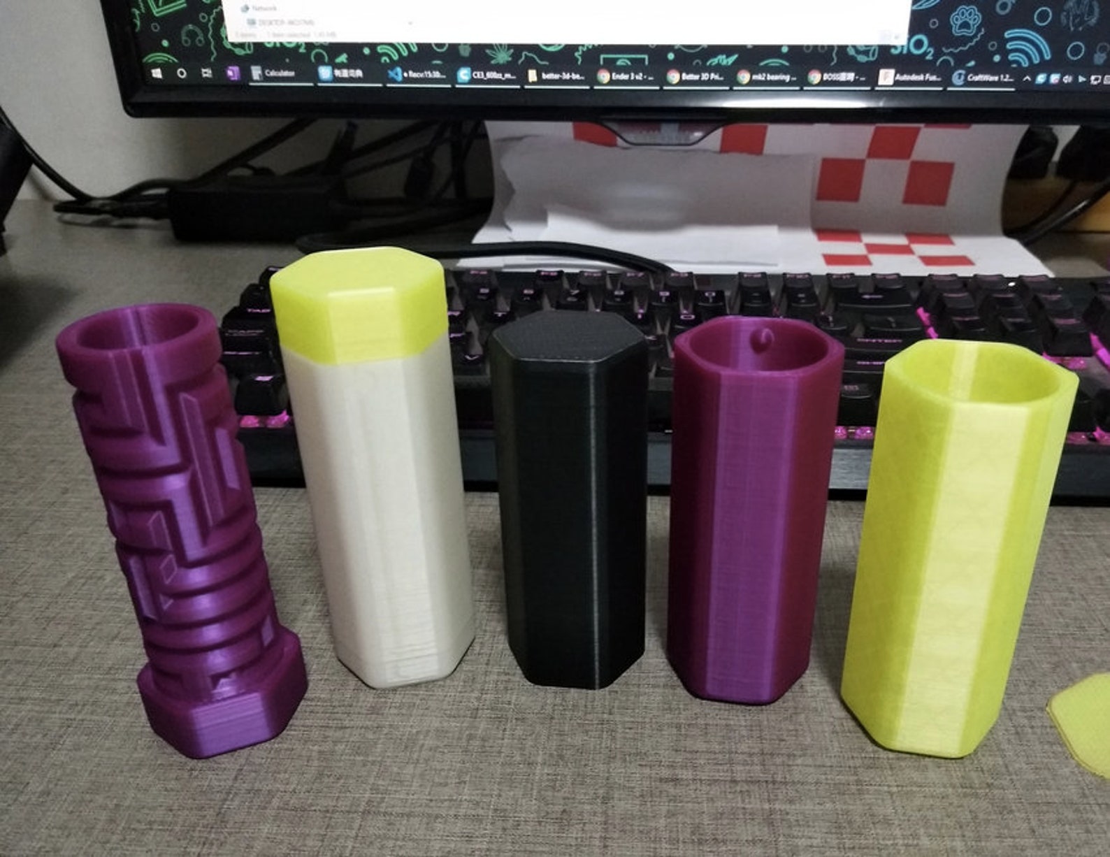 Gift Lock Box. 3D Printed. Puzzle Box/Tube. Mini Maze. Fast Etsy