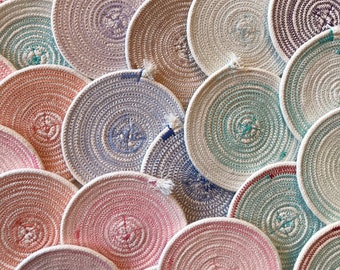 Set of 4 Rope Coasters - Customize your own!