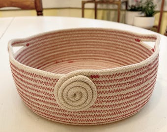 Rope Basket with Handles - Medium