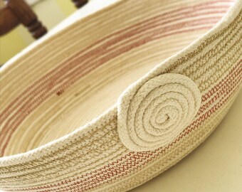The Sassy Sparkle - Large Oval Rope Bowl
