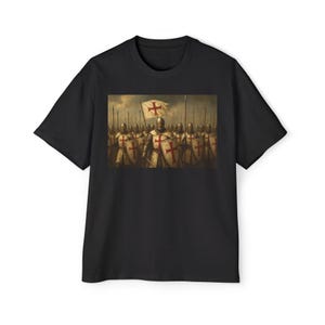 Oversized Tee, Christian religious shirt for men, Army of God design, Christian clothing, Christian apparel, oversized tshirt, Christian