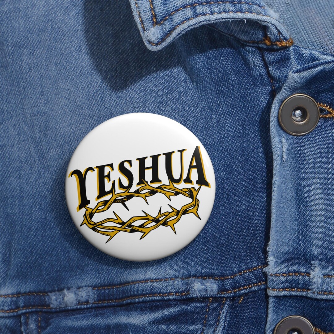 Not Religious Pin Religious Pin Buttons, Yeshua Jesus Christianity Believer Faith Badges ...