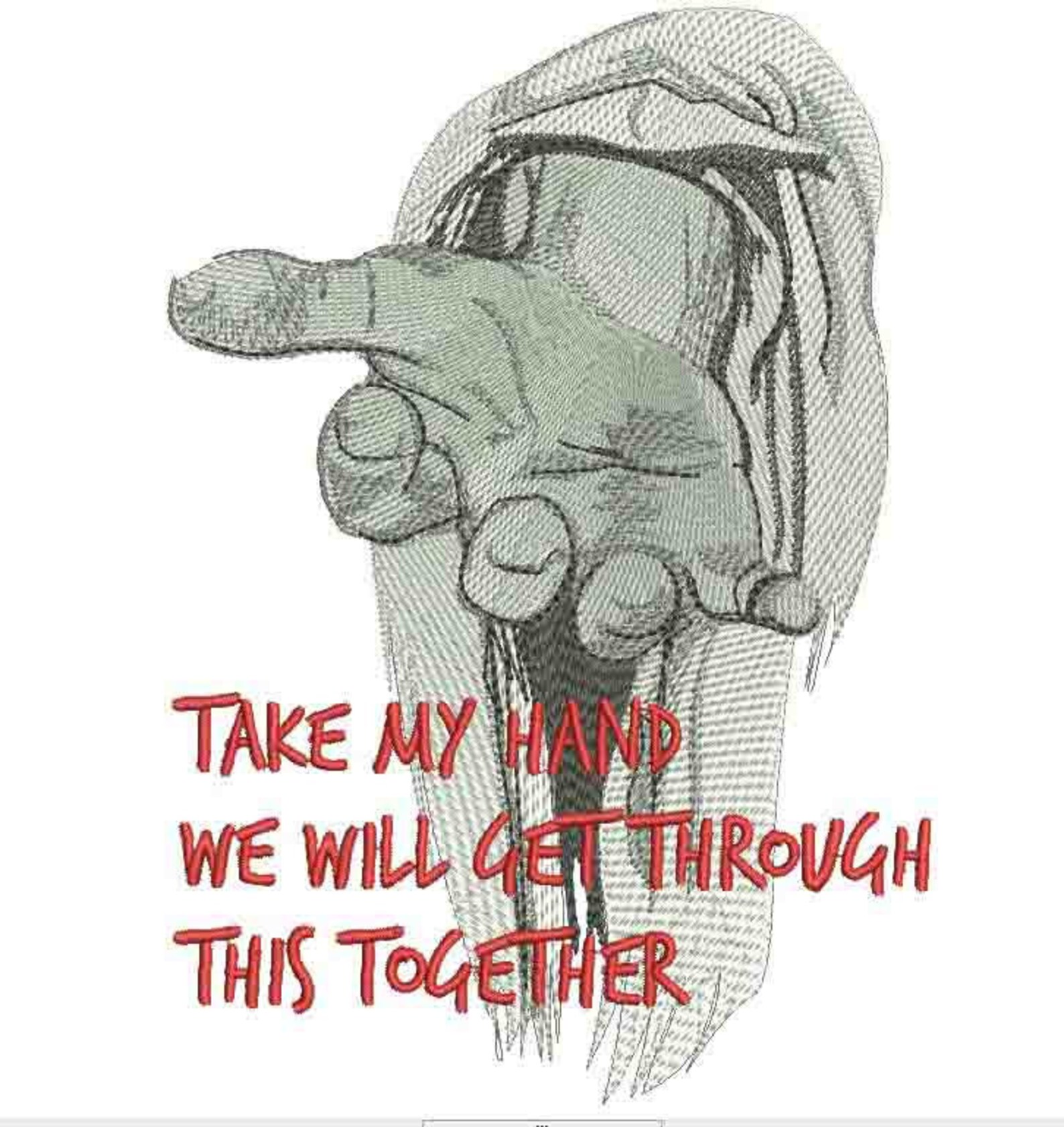 Jesus hand embroidery design 3 sizes included  etsy