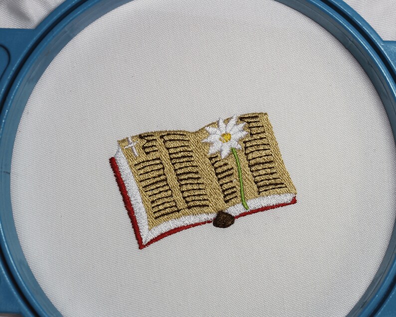 Bible Machine Embroidery Design. Christian Embroidery Etsy