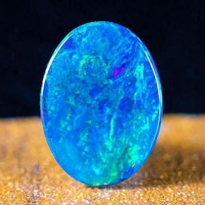 1.55 Crt AAA Ethiopian Opal Stone: Vintage Fire Gem, October Birthstone.