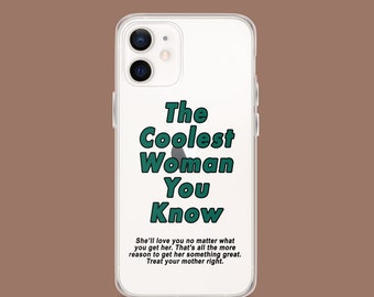 The Coolest Woman iPhone Case