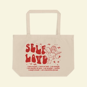 Self Love Large Tote Bag image 4