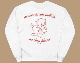 Women & Cats Sweatshirt