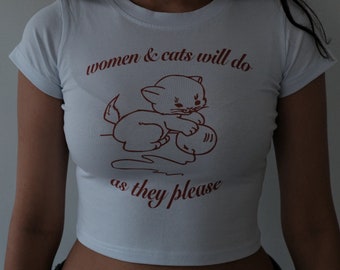 Women & Cats Baby Tee