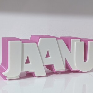 Two Coloured Custom Name Money Box, Personalized Piggy Bank
