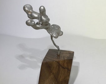 Sculpture "Catch", Abstract Aluminum