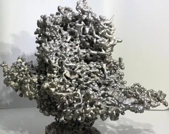 Sculpture "Jubilant", Abstract Aluminum