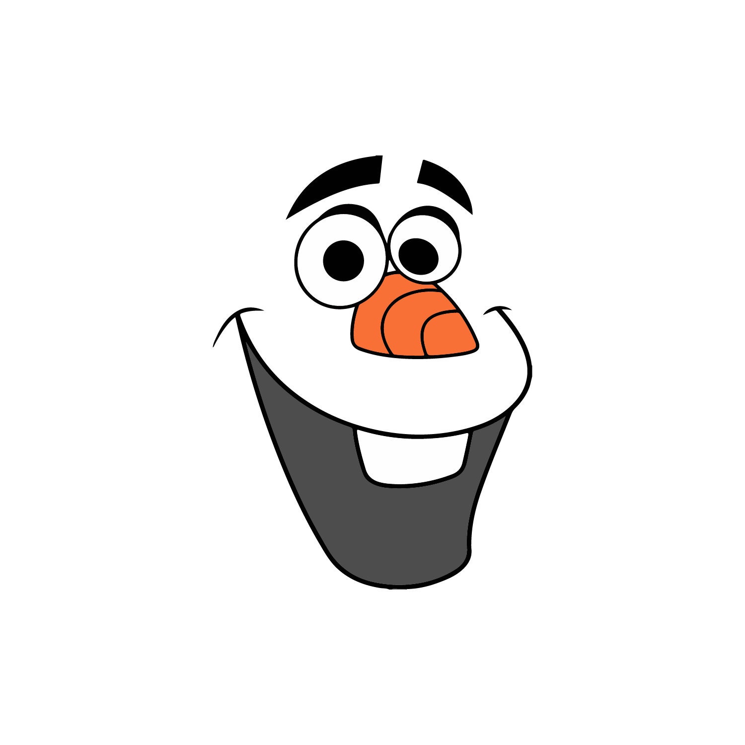 Download Olaf Svg Cut File - Layered SVG Cut File - Best Free Fonts ...