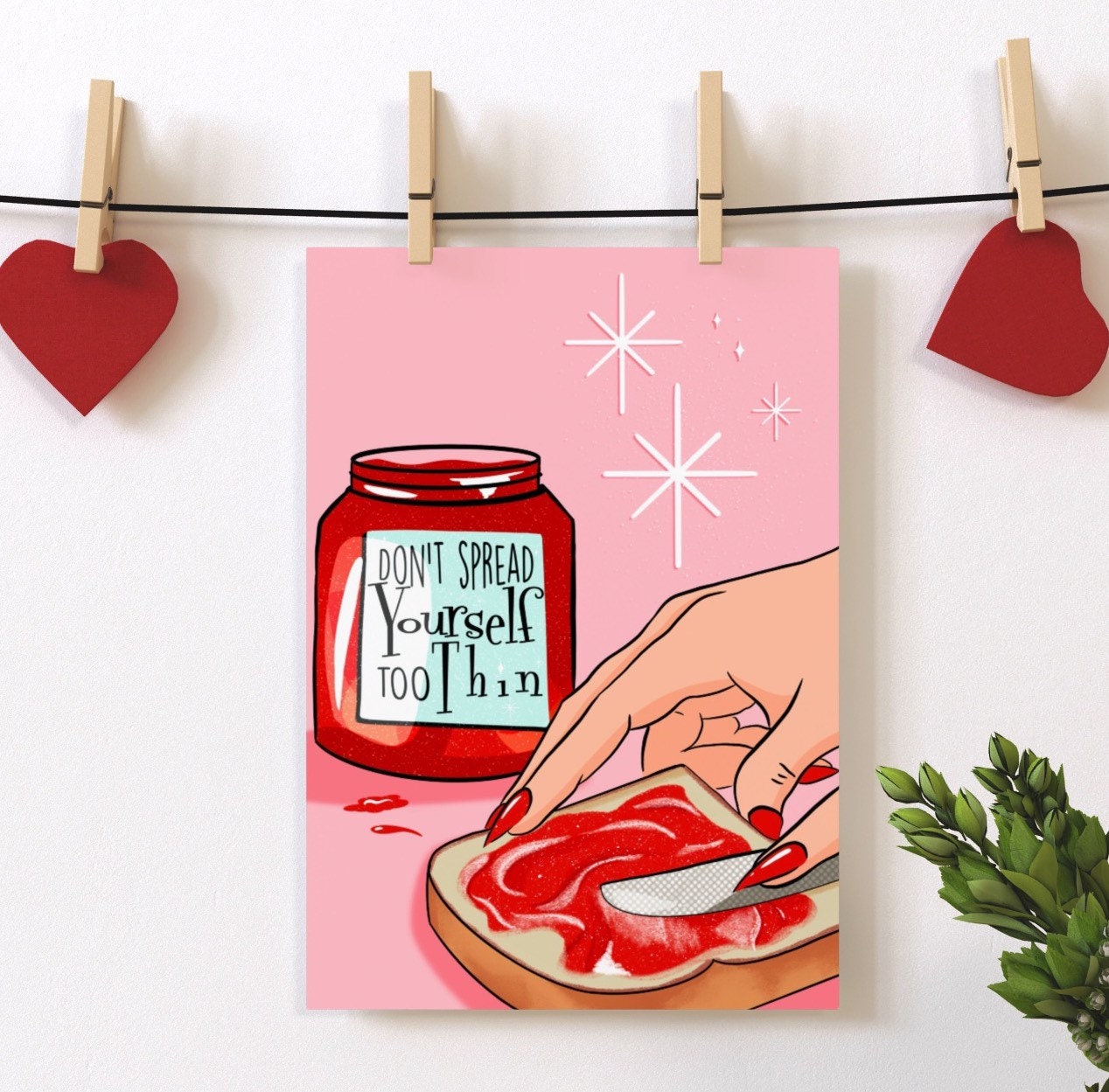 Dont spread yourself too thin im here for you friendship etsy