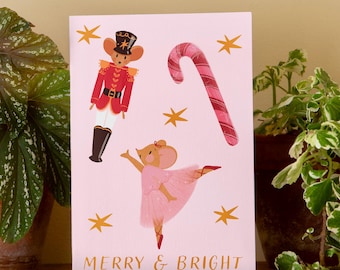 Nutcracker Christmas Card for Children: A6 Handmade, Christmas Keepsake